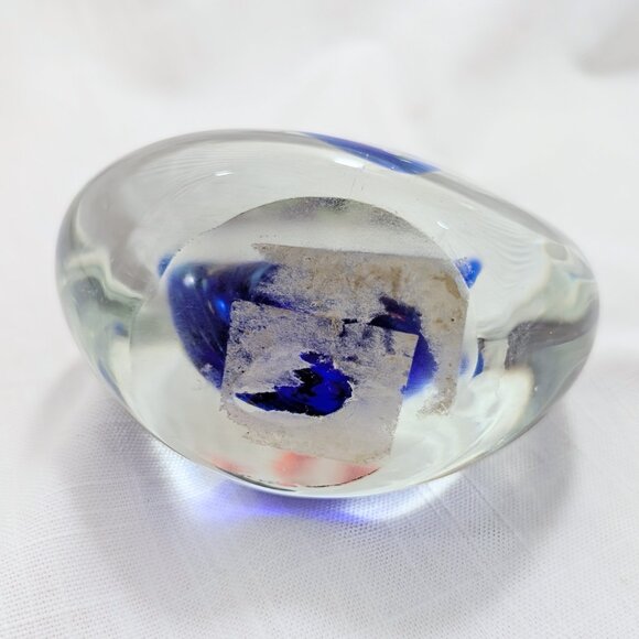 Murano? Style Glass Aquatic Fish Ocean Paperweight Sculpture Figurine - Picture 4 of 9